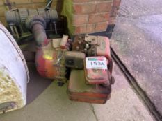 Briggs & Stratton petrol pump water NB: Manual in Office