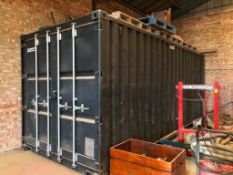 2009 Metal 20ft shipping container, sold in situ, buyer to remove - NO VAT