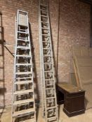 Double extending ladder