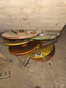 Quantity fertiliser spreader discs