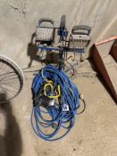 Quantity workshop lights, single phase