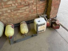 Hardi clean water tanks on frame
