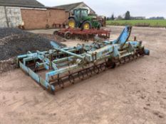 Lemken Kompaktor 4m passive seed bed combination cultivator, linkage mounted. Serial No: 15750317101