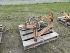 Tractor bracket for vegetable box mover