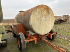 4 wheel water bowser with cabinets on 8.25-16 wheels and tyres