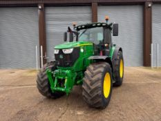 2019 John Deere 6250R Ultimate Edition 50kph Command Pro 4wd tractor with air brakes, ISOBUS, 4No el