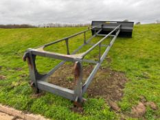 2016 Strimech 18ft grain pusher, 2.3m blade, with Q-fit attachments. Serial No: 217625