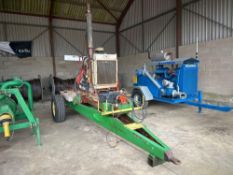 Single axle slurry pump with Cummins 6 cylinder engine with DODA pump