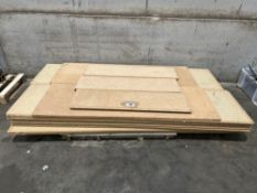 Quantity chipboard floorboards