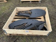 6No Gregoire Besson mouldboards and spares
