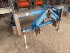 2010 Tramspread HR800 hydraulic driven reel frame, linkage mounted. Serial No: 25125