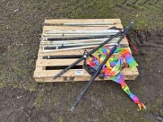 Quantity bird scaring poles