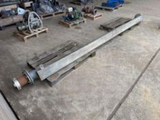 Slurry road crossing pipe