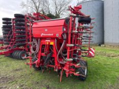 2020 Kverneland TS 6m tine drill, hydraulic folding, bout markers and wheel track eradicators. ISOBU