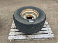 Single 435/50R19.5 wheel and tyre