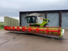 2017 Claas Lexion 770 APS Hybrid Terra Trac combine harvester with straw chopper, chaff spreader wit