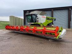 2017 Claas Lexion 770 APS Hybrid Terra Trac combine harvester with straw chopper, chaff spreader wit