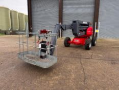 2005 Manitou Maniaccess 180 ATJ 2 person elevated work platform, diesel engine. Serial No: 507344