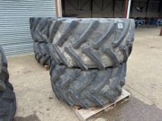 Set Trelleborg 710/60R30 wheels and tyres to suit JCB Fastrac