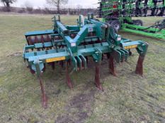 2013 Cousins Patriot 3m cultivator with 5No subsoiler legs, 2 rows hydraulic depth control discs and