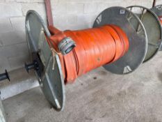 Quantity layflat pipe and reel