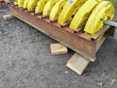 Farm made wheel weight holder