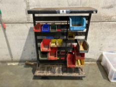 Racking on wheels with lin bins