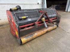 2009 Redexim Verti-Drain 7626 aerator, PTO driven hydraulic adjustable front roller and depth contro