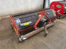 Redexim Verti-Core 1700 aerator, PTO driven, linkage mounted. To be sold with a large amount of spar