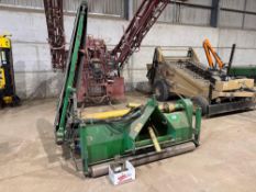 2001 Koro Field Topmaker 200 2m heavy duty fraise mower, PTO driven and side elevator. Serial No: 10