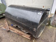 Black bunded diesel tank with 12v pump, nozzle and filter