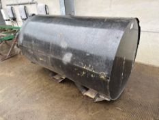 Black bunded diesel tank with 12v pump, nozzle and filter