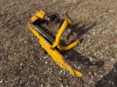 Post hole borer linkage mounted