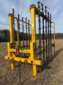 2015 Claydon Straw Harrow 7.6m hydraulic folding. Serial No: 0362