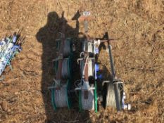 Quantity electric fencing reels