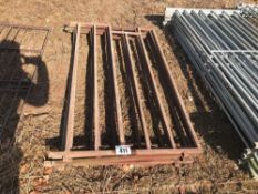 4No steel sheep hurdles - 5ft