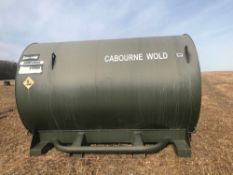 2014 Fuel Proof 4500litre diesel tank c/w 12v pump Key in office.