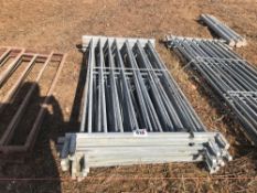 11No galvanised sheep hurdles - 6ft