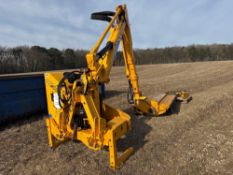 2018 Shelbourne Reynolds HD870 Tele Hedgecutter, 7m reach and 1.6m head c/w hydraulic roller, debris