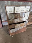 Metal drawers and contents