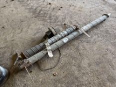 2No grain aeration spears and 1No motor