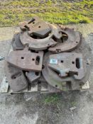 Quantity Ford wafer weights and wheel weights