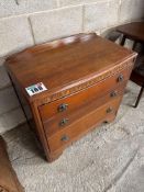 Wooden drawer unit. No VAT