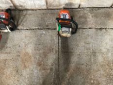 Stihl MS391 petrol chainsaw. Manual available in office.