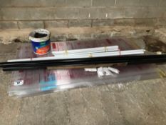 Quantity Lexan thermoclear 2UV sheeting and guttering spares