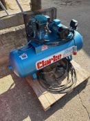 2017 Clarke Industrial compressor. Serial No: 132790. Manual in office.