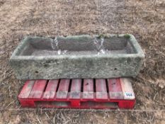 Stone trough: Length: 1.43m, width: 0.51m, depth: 0.30m