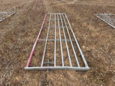 Galvanised gate 13ft