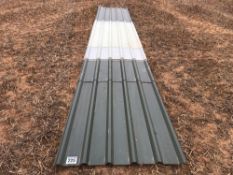 Quantity of coated roofing sheets