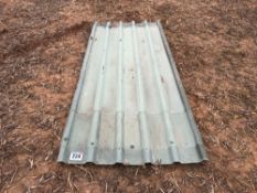 Quantity of coated roofing sheets